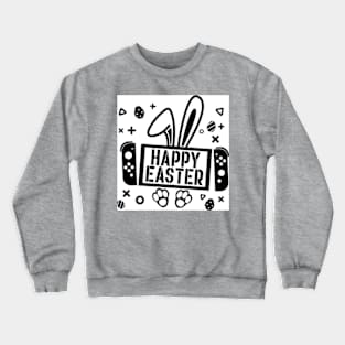 Happy Easter Video Gaming Screen Crewneck Sweatshirt